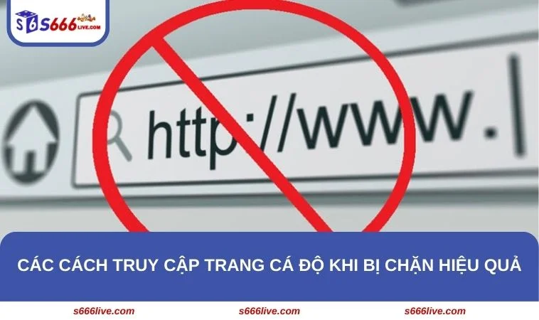 Cách Truy Cập Trang Cá Độ Khi Bị Chặn - Khắc Phục Tại S666 298 Bật mí 3 cách truy cập trang cá độ bị chặn an toàn và nhanh chóng nhất