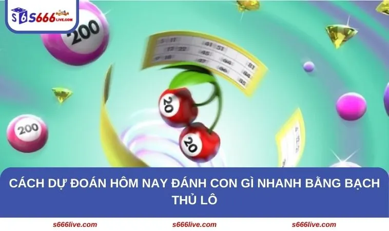 Cách dự đoán hôm nay đánh con gì nhanh bằng bạch thủ lô
