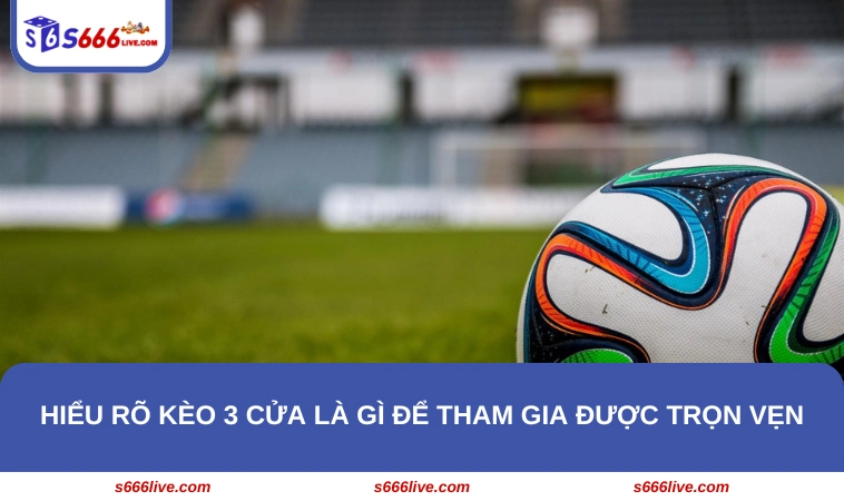 Kèo 3 Cửa Là Gì? Gợi Ý Cách Đọc Kèo 3 Cửa Chuẩn Nhất Ở S666 317 Hiểu rõ kèo 3 cửa là gì để tham gia được trọn vẹn